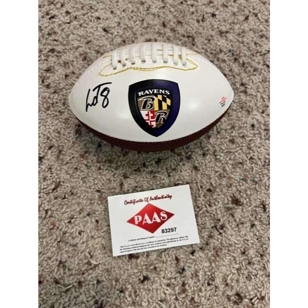 Lamar Jackson Signed/Autographed Mini NFL Football with COA